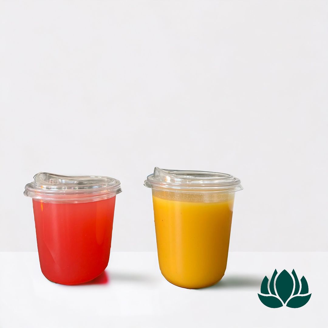 VASO PET PREMIUN OVALADO 12 ONZAS TAPA PICO (38 MICRAS)